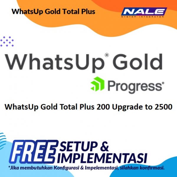 WhatsUp Gold Total Plus 200 Upgrade to 2500