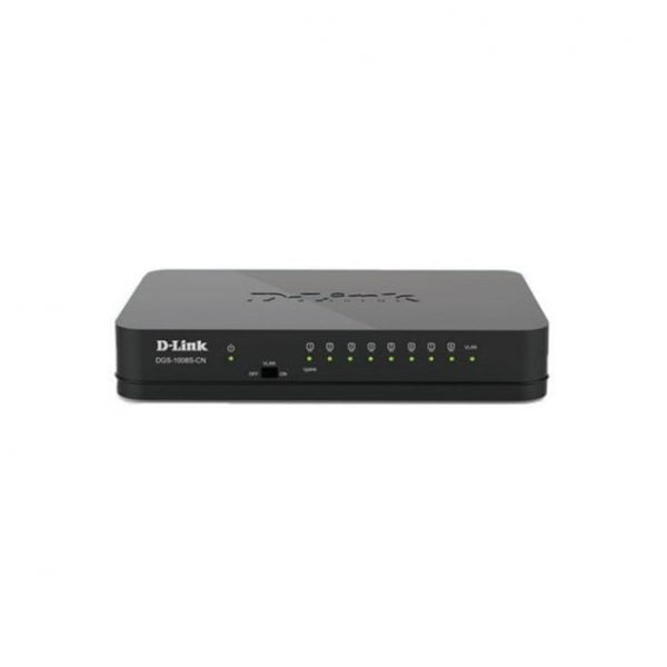 D-Link 8 Gigabit electrical ports DGS-1008S-CN
