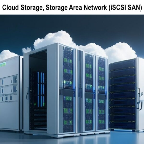 Cloud storage Storage area network ( iSCSI SAN ) 250 GB NVME Per Bulan