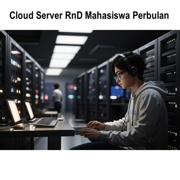 Cloud Server RnD Mahasiswa vCPU 16 Core Ram 32 GB Storage 500 GB NVME Per Bulan